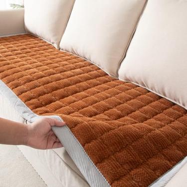 Imagem de YJSMMXY Capa de sofá lavável para cães, antiderrapante, tapete para gatos para cadeira, reclinável, protetor de móveis (caril, 1 peça / 70 x 210 cm/capa de assento)