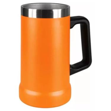 Imagem de Caneca Térmica Em Aço Inox 710ml Com Alça Para Bebidas Geladas Drinks Batidas Cerveja