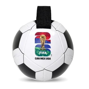 Imagem de Littlearth Brinquedo de bola de futebol para animais de estimação – oficialmente licenciado pela Copa do Mundo da FIFA 2026