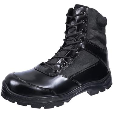 Imagem de Force Militar Coturno Tático Titan PM-SP com Zíper, Preto, Couro Bovino Alto Brilho, Solado Borracha Antiderrapante, Uso Profissional Militar (Padrão, BR, Adulto, Numérico, 35)