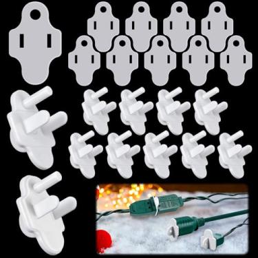 Imagem de Conjunto de 10 juntas à prova de intempéries e capas protetoras de plugue, junta de tomada de cabo de extensão externa/interna, protetor de plugue externo à prova d'água para tomadas elétricas, evita