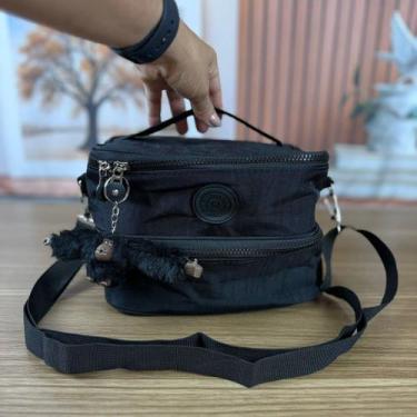 Imagem de Bolsa Térmica Feminina Marmita Almoço Viagem Alça Transversal Impermeá