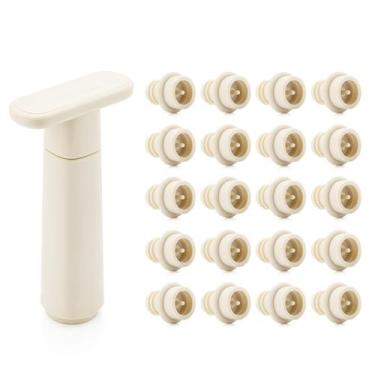 Imagem de Bomba de Vacío para Conservación de Vino WOTOR con 20 Tapones Reusable