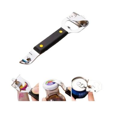 Imagem de Abridor De Latas Multifuncional Em Aço Inoxidável, Abridor De Garrafas