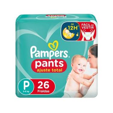 Imagem de Fralda Pampers Pants Ajuste Total Max P com 26un