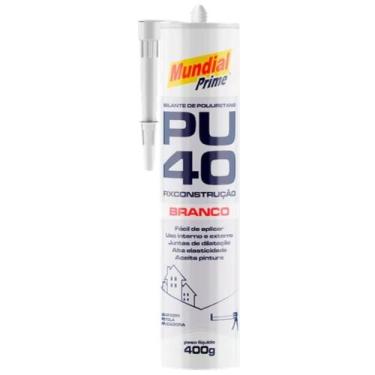 Imagem de Selante de Poliuretano Branco Pu40 400G Branco Mundial Prime