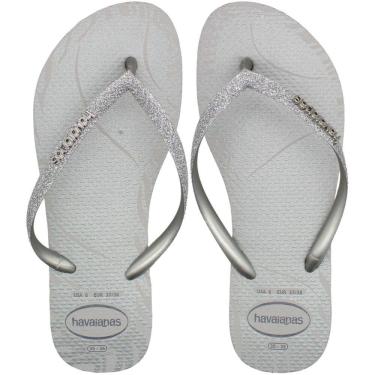 Imagem de Chinelo De Dedo Havaianas Slim Glitter Edge Feminino