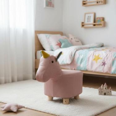Imagem de Puff Infantil Unicórnio 30cm - Importado