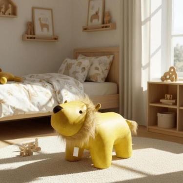 Imagem de Puff Infantil Leão 35cm - Importado