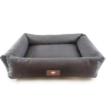 Imagem de Cama Caminha Pet para Cachorro ou Gato 70X60 Suede Enchimento Silicona