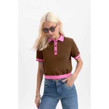 Imagem de Blusa Feminina Polo Retro Em Piquet Essendi-Feminino