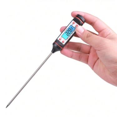 Imagem de Termômetro Culinário Digital Espeto Alimentos Cozinha água