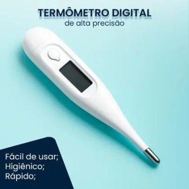 Imagem de Termômetro Digital Axilar Flexível Confortável Uso Diário Saúde Preven