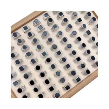 Imagem de Conjunto De Anéis Geométricos Vintage Para Mulheres E Homens, 10, 20, 