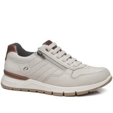 Imagem de Tênis Casual Pegada Masculino em Couro Gelo 111603-08-Masculino