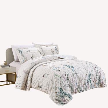 Imagem de Cobre Leito King Delicatto Micropercal 300 Fios 100% Poliéster - Gal_ver