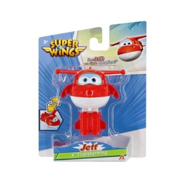 Imagem de Boneco Super Wings 2 Em 1 Avião Jett 10cm - Sunny 5201