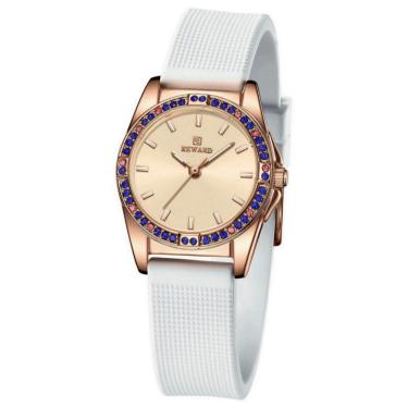 Imagem de Relógio de quartzo feminino pulseira de silicone moda casual