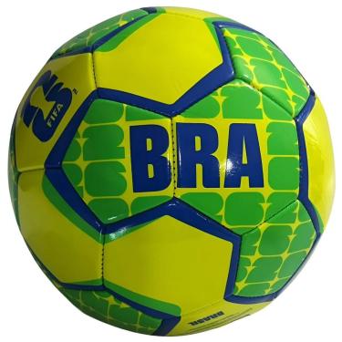 Imagem de Bola Campo Sportcom Brasil Fifa Amarelo-Unissex