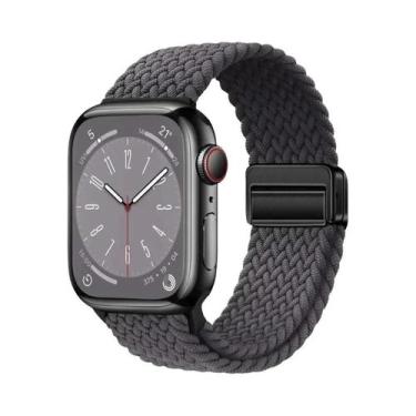 Imagem de Pulseira Magnética Trançada De Nylon Para Apple Watch Ultra 9 8 7 6 5 