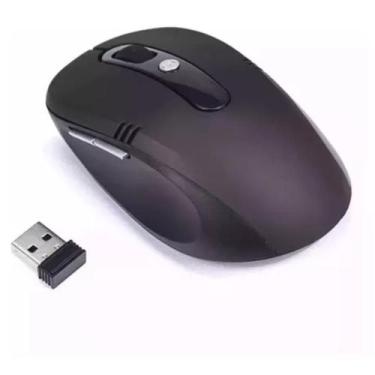 Imagem de Mouse Sem Fio Wireless 7 Botões Usb Notebook Pc Alcance 10m Gamer Trab