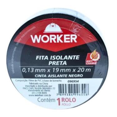 Imagem de Fita Isolante Anti Chama 19mmx20m Worker