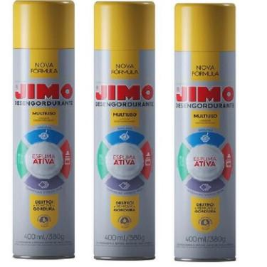 Imagem de Desengordurante Multiuso Jimo 400ml - Kit 3 Unidades