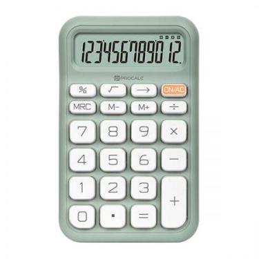 Imagem de Calculadora de mesa 12 dígitos PC130-GN Verde - Procalc