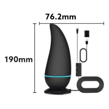 Imagem de Antena interna digital amplificada para tv uhf/hdtv - lelong