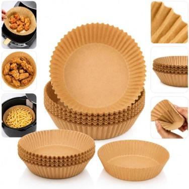Imagem de Forma de Papel Antiaderente Fritadeira AirFryer 16 cm 100Un - Outras M