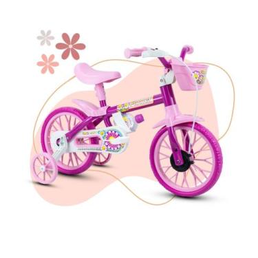 Imagem de Bicicleta Infantil Aro 12 Nathor Flower 12