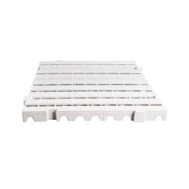 Imagem de Estrado Modular Compacto 50x25cm em PP Branco - Sem marca