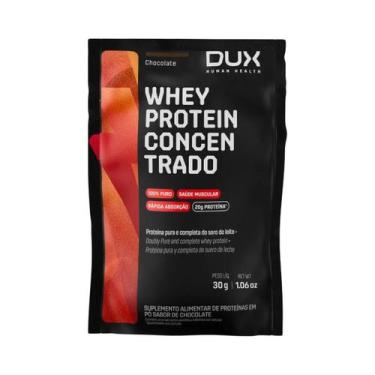 Imagem de Whey Protein Concentrado Sachê De 30g Sabor Chocolate Dux