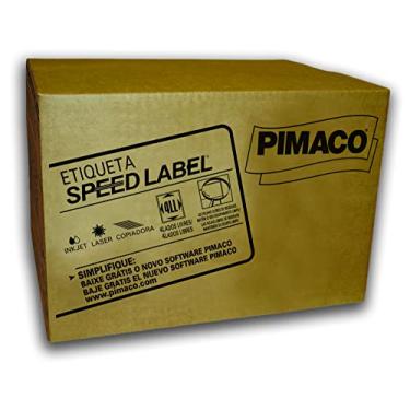 Imagem de Etiqueta Adesiva Pimaco Ink-Jet/Laser, Speed Label Carta, 84.67x101.6mm, SL61084,Branca, 1000 fls-6.000 etiquetas