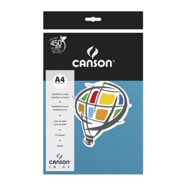 Imagem de Papel Color Plus A4 Canson 120G 15 Folhas Azul Royal