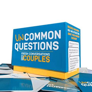 Imagem de Uncommon Questions 200 novas conversas para casais ferramenta diária para reconectar com seu parceiro | Fortalecedor rápido de relacionamento | Funciona muito bem para grupos