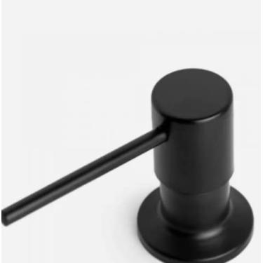 Imagem de Dosador De Detergente Para Embutir Bico Em Metal Preto Black