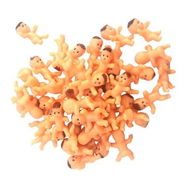 Imagem de 40 peças, 1 mini festa de plástico para bebês chá de bebê, cubo de gelo, decoração de festa, decoração de festa