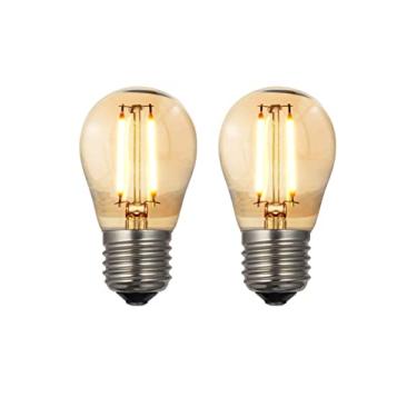Imagem de 2X Lâmpada Filamento De Led Poptem G45 Bolinha Bivolt