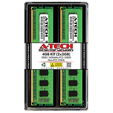 Imagem de A-Tech DDR3 Desktop 2GB 12800 1Rx8 1.5 (pais), 4GB Kit (2 x 2GB)