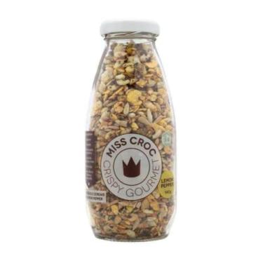 Imagem de Kit 3X: Granola Crispy Lemon Pepper Garrafa Miss Croc 130g