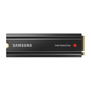 Imagem de Samsung SSD 980 PRO com dissipador de calor 2TB PCIe Gen 4 NVMe M.2 Unidade interna de estado sólido, controle de calor, velocidade máxima, compatível com PS5 (MZ-V8P2T0CW)
