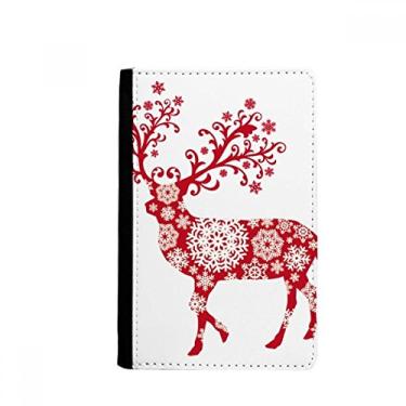 Imagem de Carteira Notecase Burse com floco de neve vermelho porta-cartões