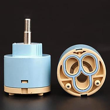 Imagem de Cartucho de disco de cerâmica 35/40 mm prático válvula de disco válvula de disco válvula de torneira de filtro quente e frio controlador interno de água (40 mm)