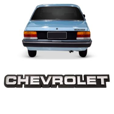 Imagem de Emblema Chevrolet Chevette Caravan 82/90 Cinza Preto Marcon