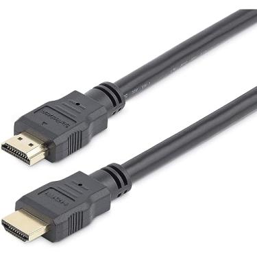 Imagem de StarTech. com cabo HDMI de 3 m - cabo HDMI de alta velocidade 4K com Ethernet - vídeo UHD 4K 30Hz - cabo HDMI 1.4 - monitores HDMI ultra HD HDMI, projetores, TVs e monitores - cabo HDMI preto - M/M (HDMM3M)
