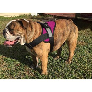 Imagem de Coleira para cachorro grande HDP macia sem puxar.HDP Large rosa 1658.LARGE.PINK