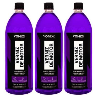 Imagem de Kit 3 Verniz Protetor De Motor E Caixa De Rodas Vonixx 1,5L