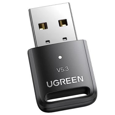 Imagem de UGREEN Adaptador Bluetooth para PC, dongle Bluetooth 5.3, Plug & Play para Windows 11/10/8.1, transmissor e receptor Bluetooth para teclado/mouse/fone de ouvido/alto-falantes/impressora