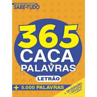 Imagem de Almanaque Passatempos Sabe-Tudo 365 Caça-Palavras - Letrão